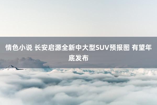 情色小说 长安启源全新中大型SUV预报图 有望年底发布